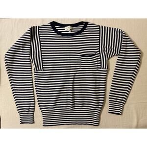 Lucky Brand‎ Women's Size XS Long Sleeve Knit Shirt Sweater Striped Casual